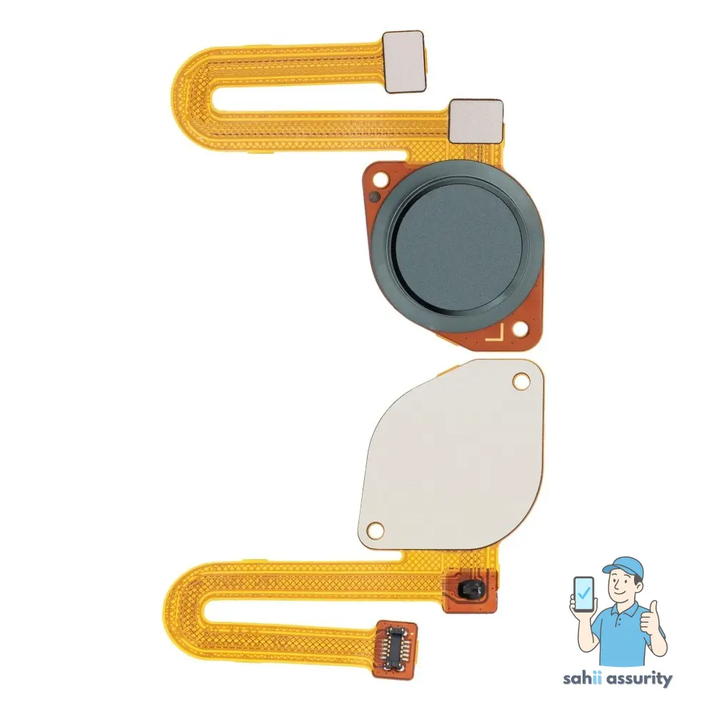 Fingerprint Sensor with Flex Cable for Motorola Moto G9 Power Black